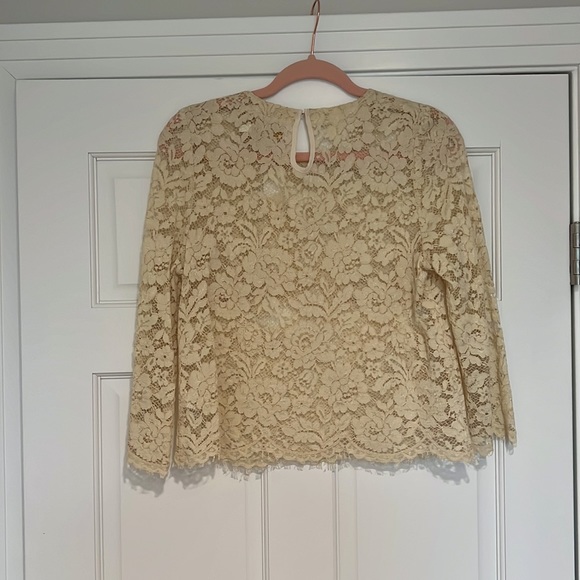 EUC Candela Crawley Top in Off-White Sz M - Picture 4 of 5